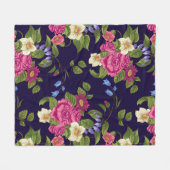 美的フローラ フリースブランケット (正面(横))