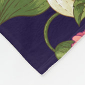 美的フローラ フリースブランケット (角)