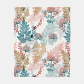 美的フローラ フリースブランケット (正面)