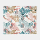 美的フローラ フリースブランケット (正面(横))