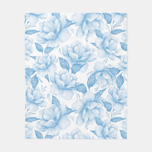 美的フローラ フリースブランケット (正面)