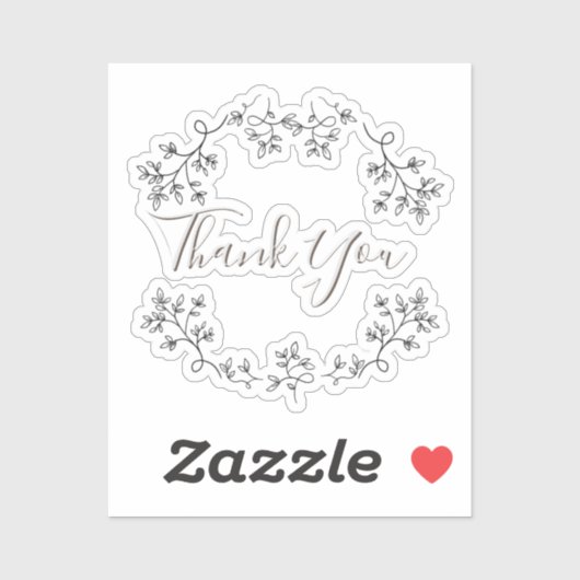 美的ミニマルフローラビニールシール シール (シート)