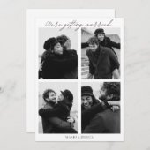 美的ミニマル結婚主義の写真 招待状 (正面/裏面)