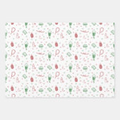 美的ムスリムカラフルラマダンとイード ラッピングペーパーシート (正面)