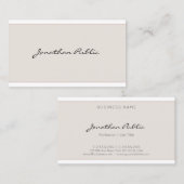 美的モダンシンプルミニマルエレガント平野 名刺 (正面/裏面)