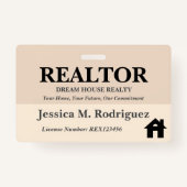 美的モダン不動産仲介業者実在不動産名 バッジ (正面)