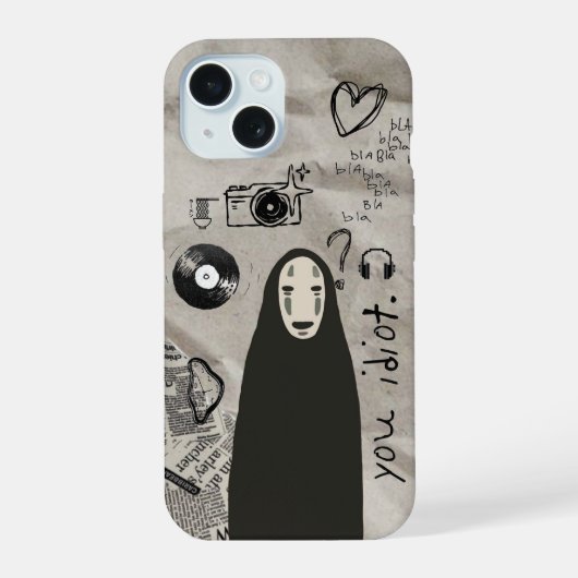 美的ランダム iphoneケース iPhone 15ケース (裏面)