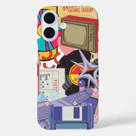 美的レトロクールヴィンテージY2 K/90 iPhone 16ケース