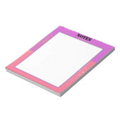 美的一時ピンクデザイン ノートパッド (回転)