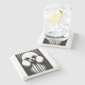 美的不気味なプーグランジドル ストーンコースター (横)