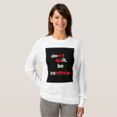 美的引用文デザインTシャツ Tシャツ (正面フル)