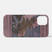 美的引用文、バラ、女性ヴィンテージ、ロマンチック Case-Mate iPhoneケース (裏面 (横))
