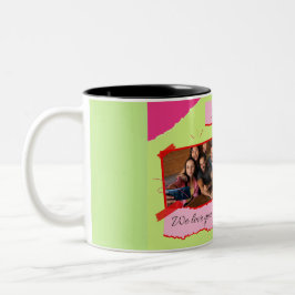 美的手描きハッピーバースデーマグ ツートーンマグカップ