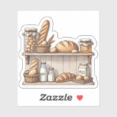 美的素朴パンの棚 シール (シート)