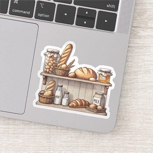 美的素朴パンの棚 シール (詳細)