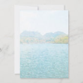 美的自然結婚カップル 招待状 (裏面)