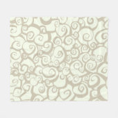 美的花柄ブランケット フリースブランケット (正面(横))