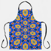 美的花柄 エプロン (正面)