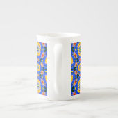 美的花柄 ボーンチャイナマグカップ (裏面)