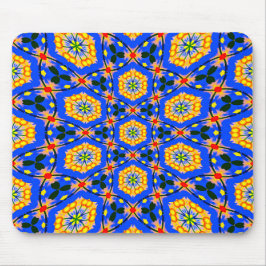 美的花柄 マウスパッド