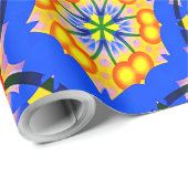 美的花柄 ラッピングペーパー (ロールコーナー)