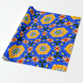 美的花柄 ラッピングペーパー