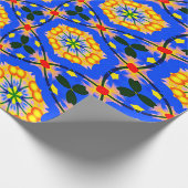 美的花柄 ラッピングペーパー (角)