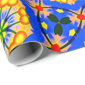 美的花柄 ラッピングペーパー (ロールコーナー)