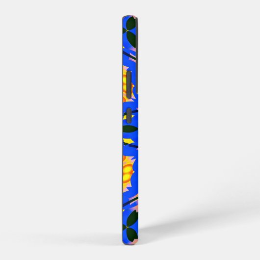 美的花柄 SAMSUNG GALAXYケース (右側面)