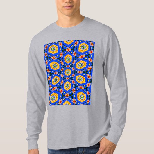 美的花柄 Tシャツ (正面)