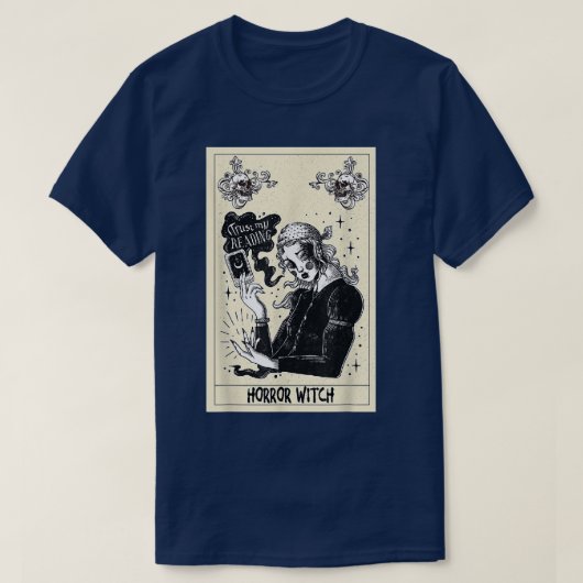 美的衣服魔女タロットヴァンパイアホラーウィット Tシャツ (デザイン正面)