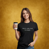 美的衣装引用文Wi-Fi、コーヒー、ベッド – 幸せ Tシャツ