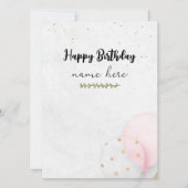 美的誕生日カード (正面)