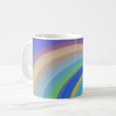 美的配カラフル置パターンコーヒーマグ コーヒーマグカップ (正面左)