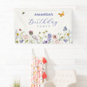 美的野生フローラ開花バグ 横断幕 (インサイチュ)