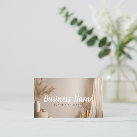 美的金ゴールドおよび中立名刺 名刺 (スタンド正面)