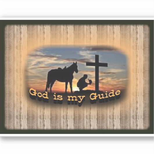 美祈しいカウボーイとクロス シール (正面)