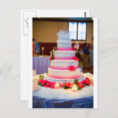 美結婚しいケーキ ポストカード (正面/裏面)