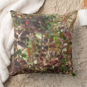 美絵を描緑の赤葉い クッション (ブランケット)