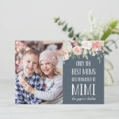 美美おばあちゃんの母の日フラットフォトカード (スタンド正面)