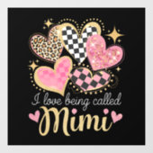 美美おばあちゃん母の日と呼ばれるのが大好き ウィンドウサイン (シート)