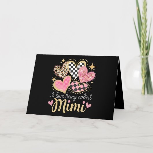 美美おばあちゃん母の日と呼ばれるのが大好き サンキューカード (正面)