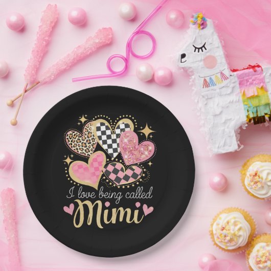 美美おばあちゃん母の日と呼ばれるのが大好き ペーパープレート (パーティー)