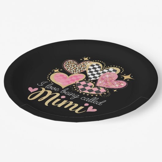 美美おばあちゃん母の日と呼ばれるのが大好き ペーパープレート (アングル)