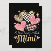 美美おばあちゃん母の日と呼ばれるのが大好き 招待状 (正面/裏面)