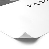 美美と私のおばあちゃんパーソナライズされたへの写真ギフト ポスター (角)