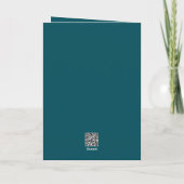 美花母の日のグリーティングカード カード (裏面)