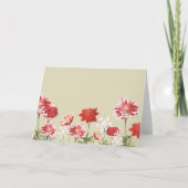 美花母の日のグリーティングカード サンキューカード (裏面)