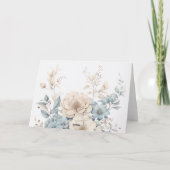 美花母の日のグリーティングカード サンキューカード (裏面)