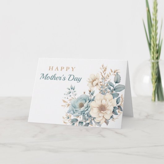 美花母の日のグリーティングカード サンキューカード (正面)